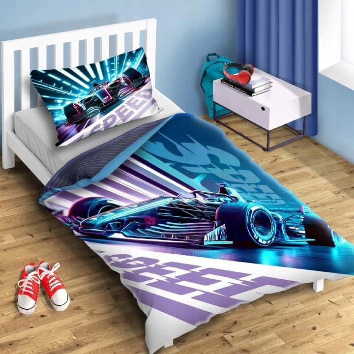 MCU Faro PATALYNĖ 140x200 FORMULA BOLID AUTOMOBILIŲ JAUNIMO MEDVILNĖS LENKTYBĖS