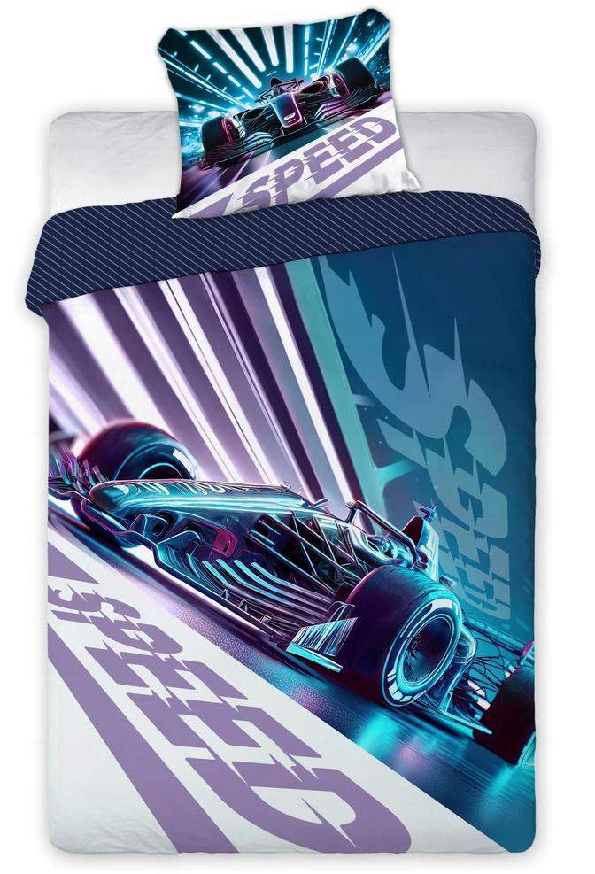 MCU Faro PATALYNĖ 140x200 FORMULA BOLID AUTOMOBILIŲ JAUNIMO MEDVILNĖS LENKTYBĖS