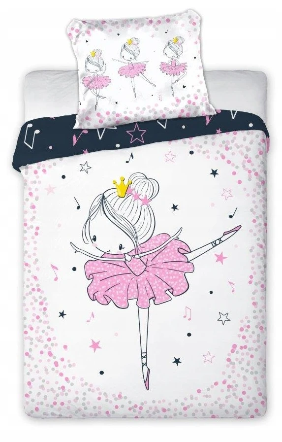 Faro vaikiškas patalynės komplektas Balerina 024, 100x135, 2 dalių