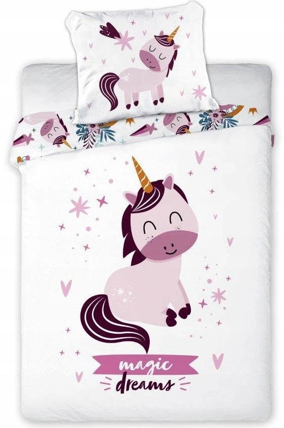 Faro vaikiškas patalynės komplektas Cuddles 018 Magic Unicorn, 100x135, 2 dalių