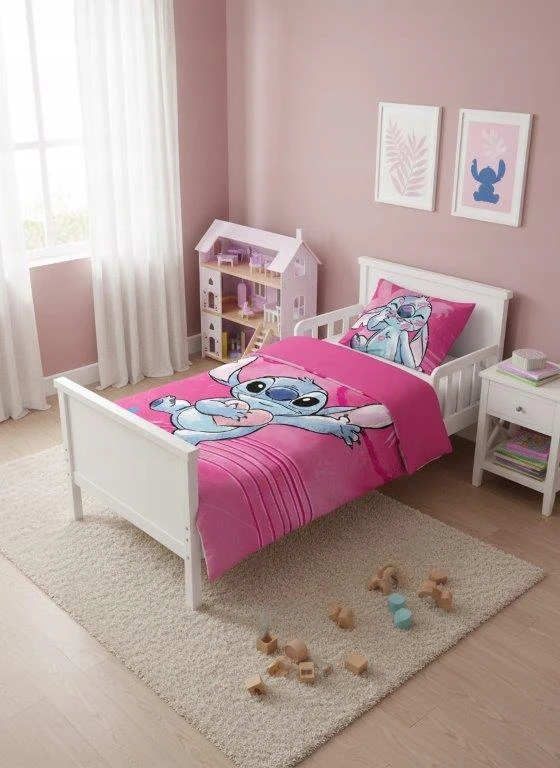 Faro vaikiškas patalynės komplektas Lilo & Stitch, 100x135, 2 dalių