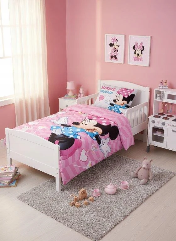 MCU Faro vaikiškas patalynės komplektas Minnie, 100x135, 2 dalių