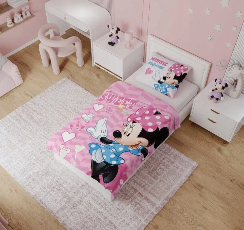 MCU Faro vaikiškas patalynės komplektas Minnie, 100x135, 2 dalių