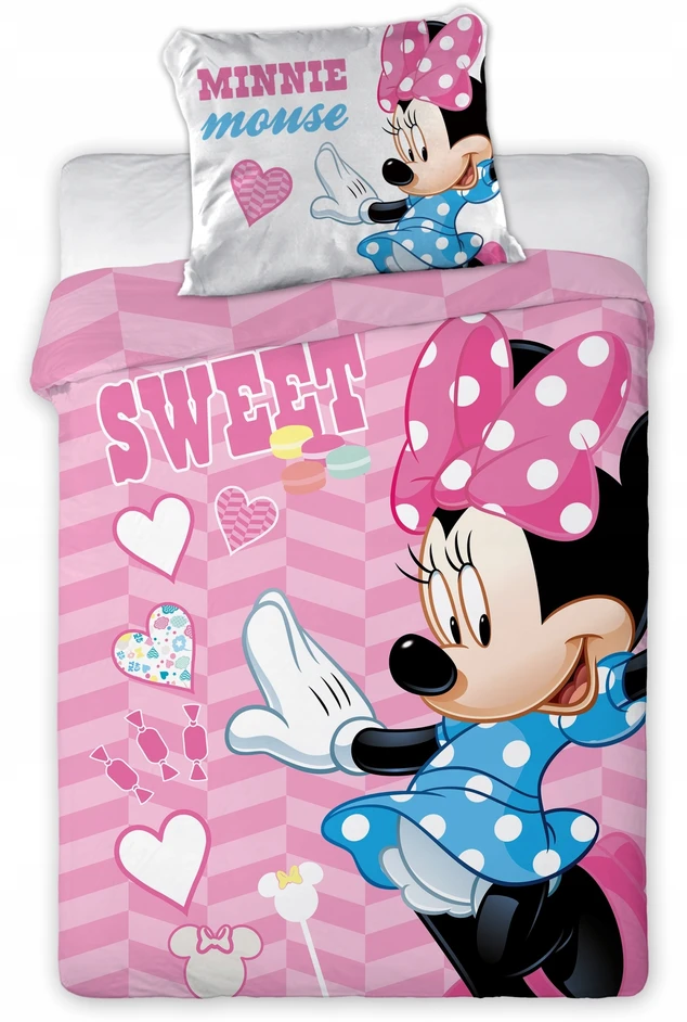 MCU Faro vaikiškas patalynės komplektas Minnie, 100x135, 2 dalių
