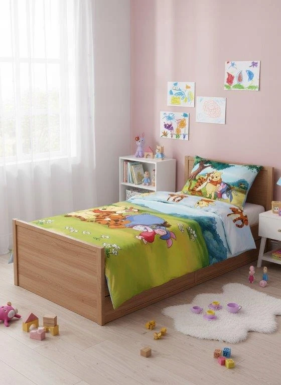 MCU Faro vaikiškas patalynės komplektas Winnie the Pooh, 100x135, 2 dalių