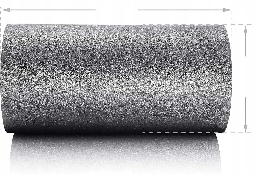 FASCIA ROLLER 30CM 15CM VIDUTINIO KIETIO MASAŽO ATSALAIDINĖ TRENIRUOTĖ