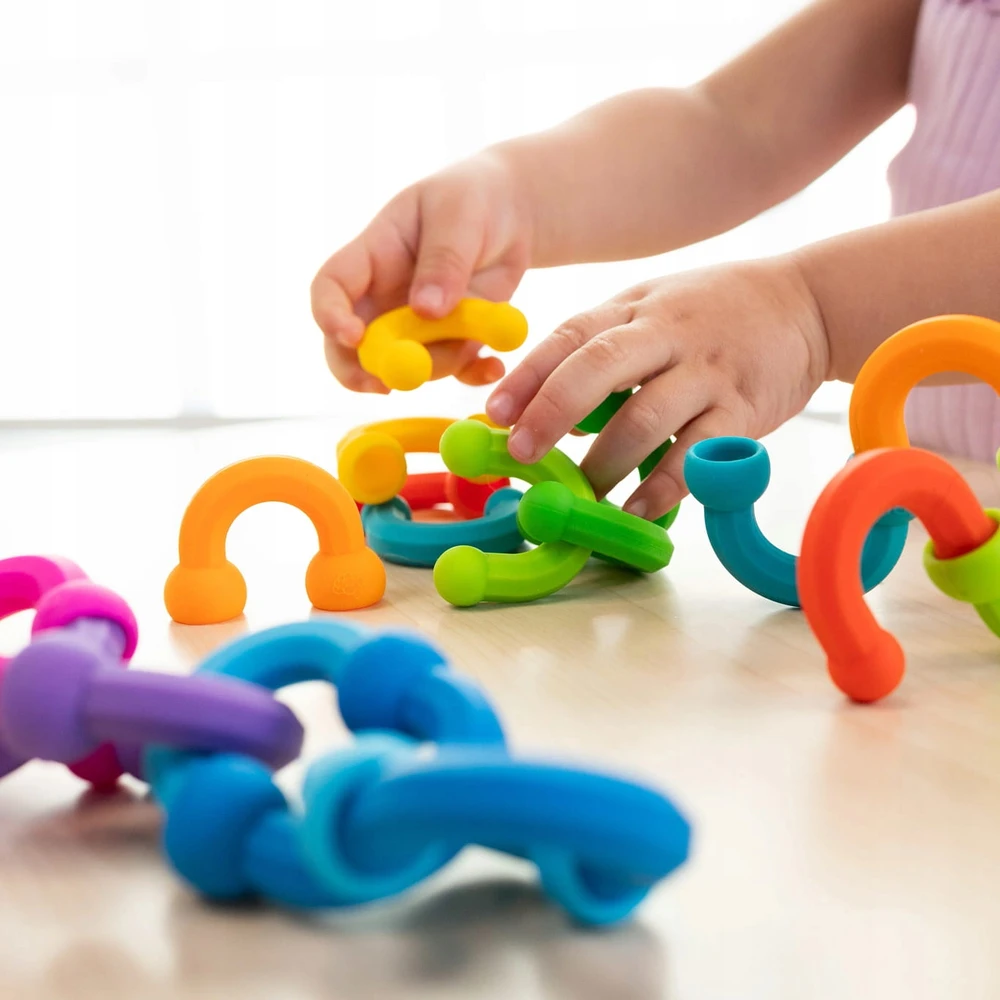 Fat Brain Toys kūrybinis konstruktorius „Plip Links“