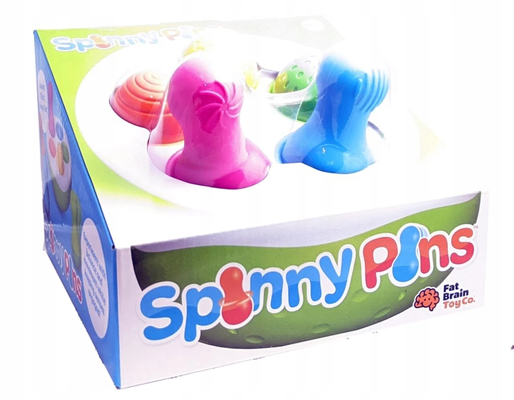 Fat Brain Toys Sensorinis žaislas „SpinnyPins”