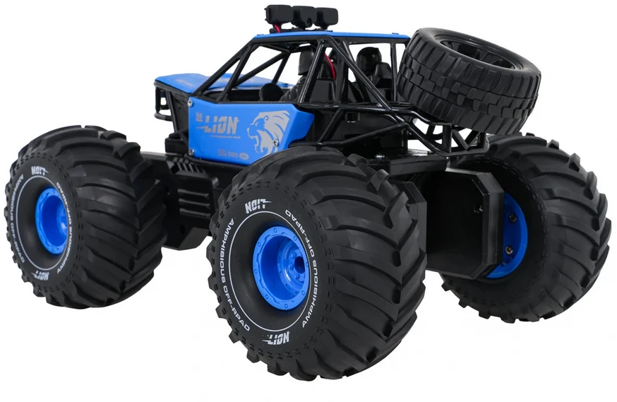 Fayee BEKEELĖS VALDYMAS AUTOMOBILIS AUTO RC 4X4 METAL AMPHIBIA 360° ATSPIRUS VANDENI
