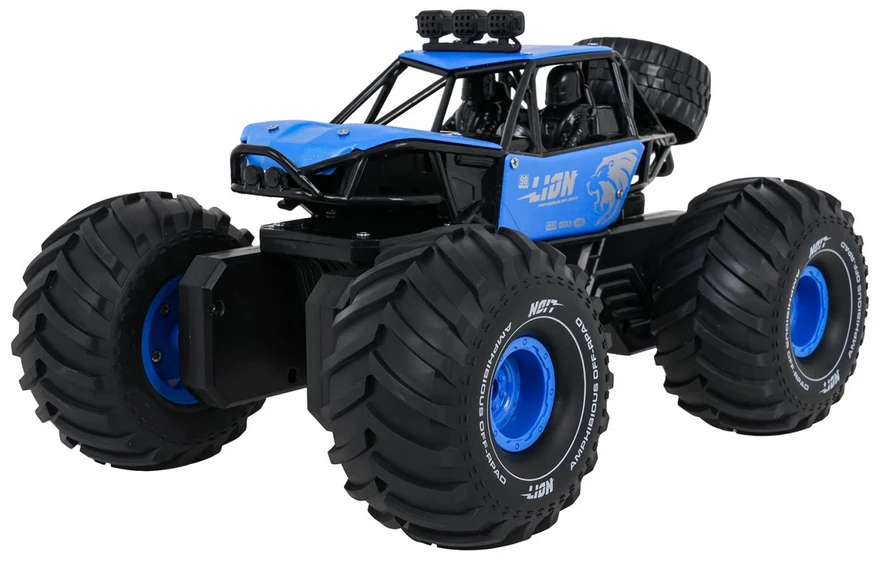 Fayee BEKEELĖS VALDYMAS AUTOMOBILIS AUTO RC 4X4 METAL AMPHIBIA 360° ATSPIRUS VANDENI
