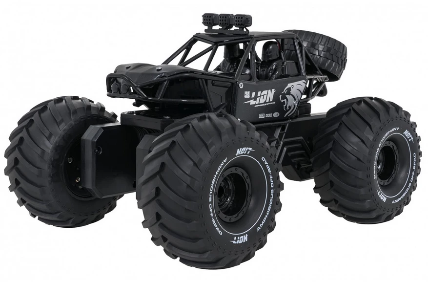 Fayee BEKEELĖS VALDYMAS AUTOMOBILIS AUTO RC 4X4 METAL AMPHIBIA 360° ATSPIRUS VANDENI