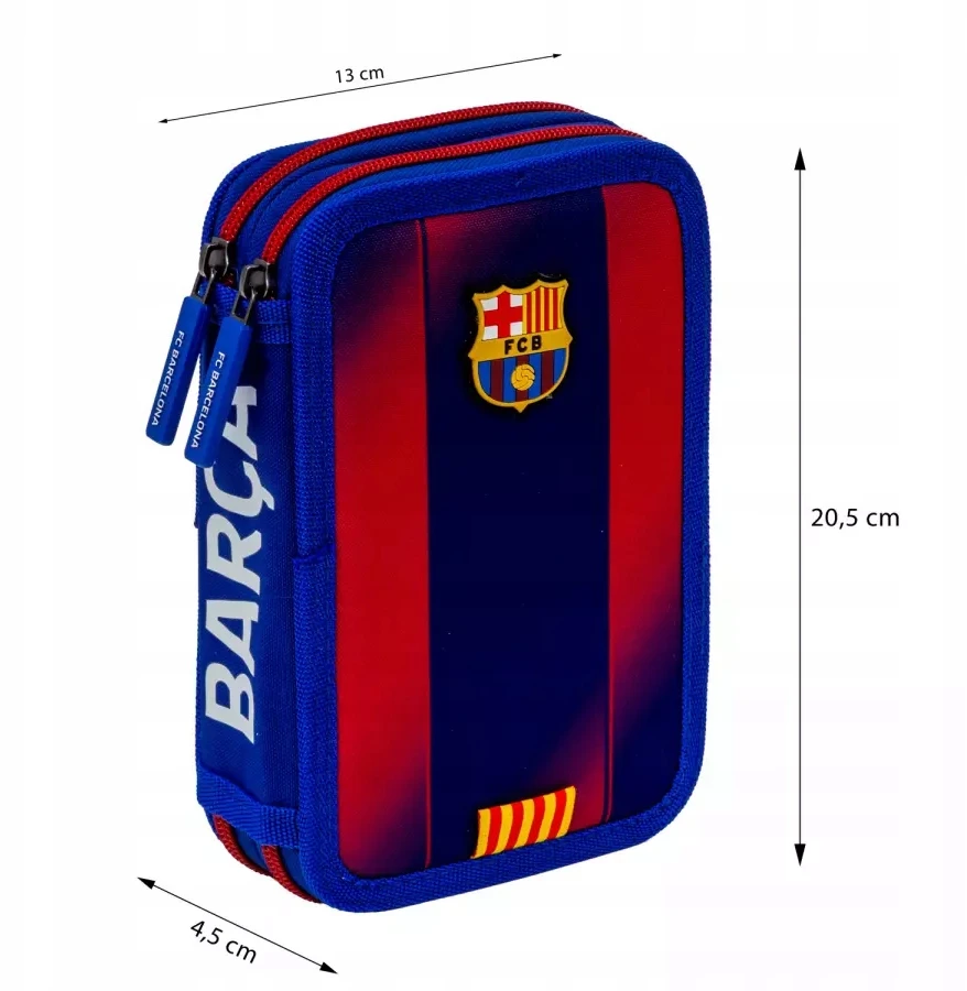 FC BARCELONA BARCA DVIGUBĖS MOKYKLĖS DAŽNIŲ DĖŽĖ SU ĮRANGA