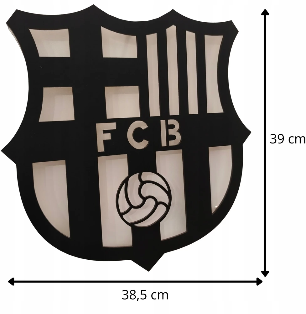 FC Barcelona Crest LED futbolo lempa dovanų naktinė lempa + NEMOKAMA