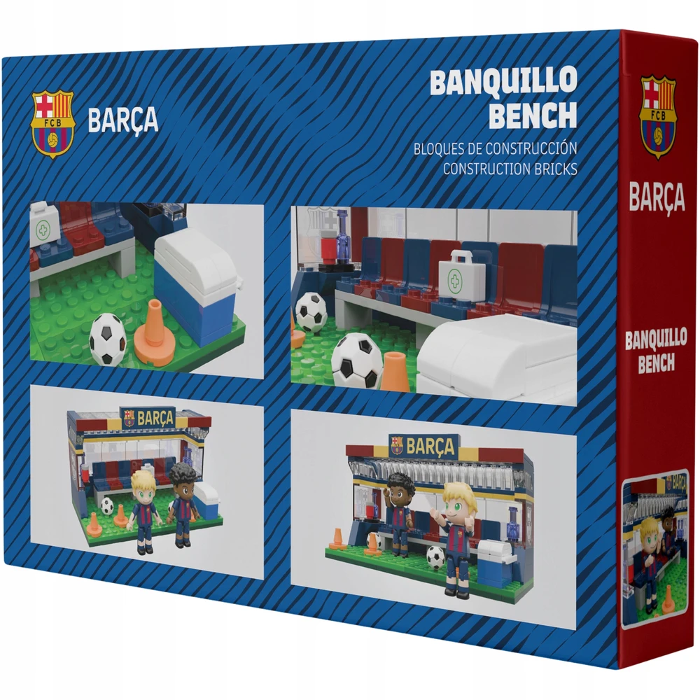 FC Barcelona Neko pakaitalų suoliuko pastatymo rinkinys 186 vnt.
