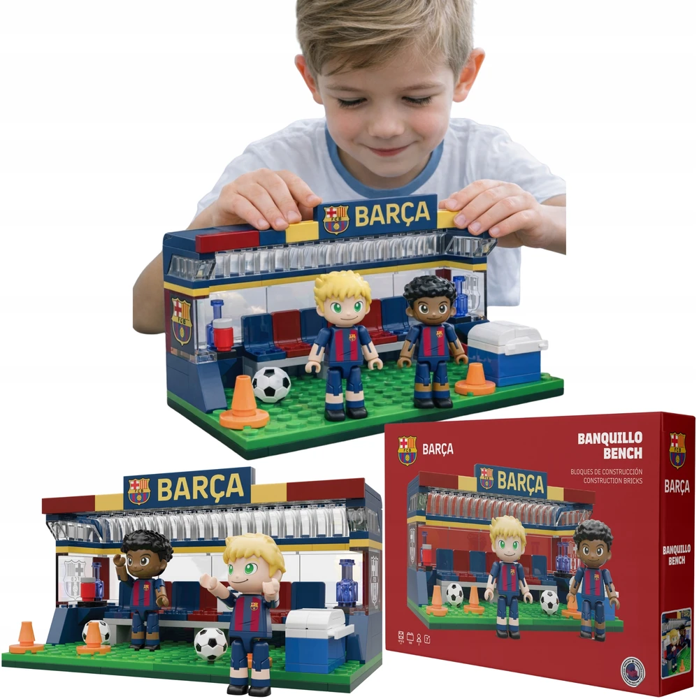 FC Barcelona Neko pakaitalų suoliuko pastatymo rinkinys 186 vnt.