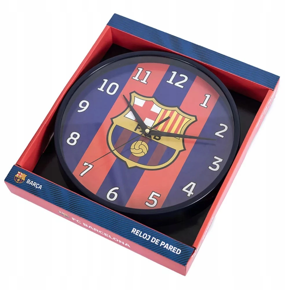 FC Barcelona sieninis laikrodis 25 cm rankinis Laliga Barca Fan