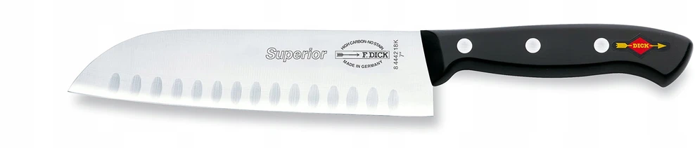 F.Dick F. Dick Superior rinkinys iš 2 virtuvinių peilių 16 cm + Santoku 18 cm plieno