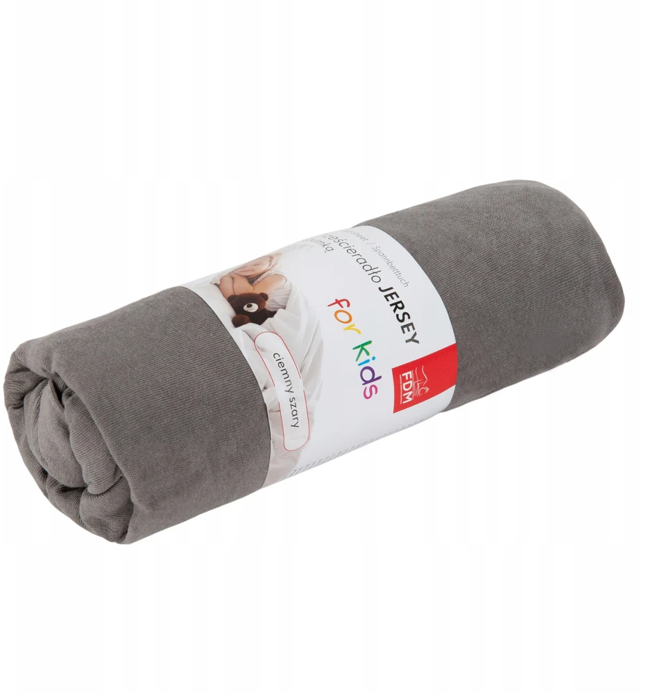 FDM JERSEY paklodė 100% medvilnė su elastine juostele THICK 80x180