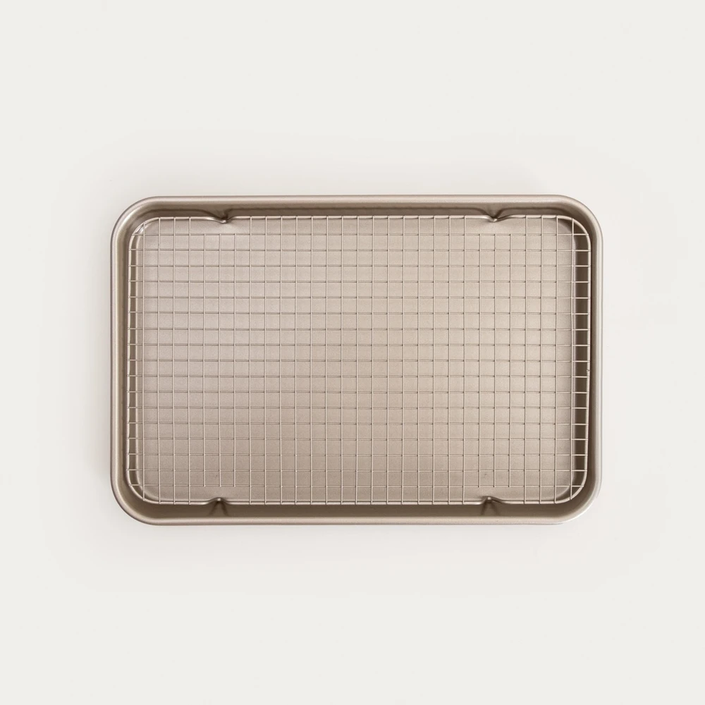 FEBE kepimo skarda su auksinėmis grotelėmis 39x27 cm HOMLA