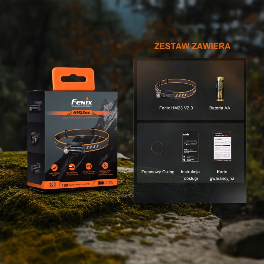 Fenix HM23 V2.0 priekinis žibintas