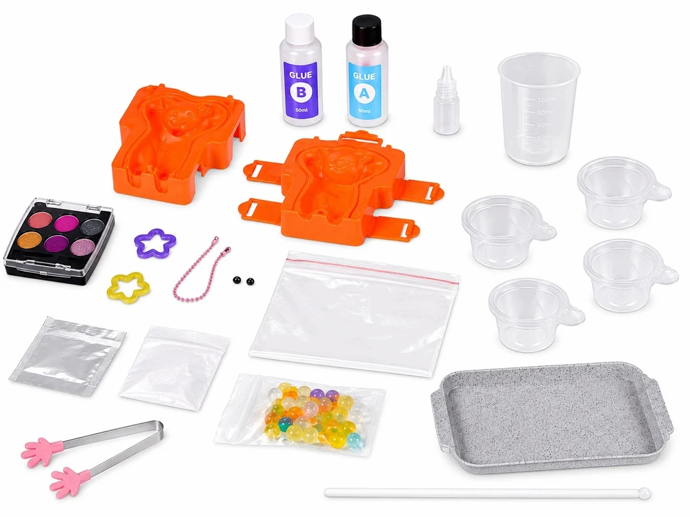 Fest KATĖS LETENĖS ANTISTRESAS SQUISHY DIY RINKINYS, SKIRTAS VAIKAMS GAMINTI SQUISH