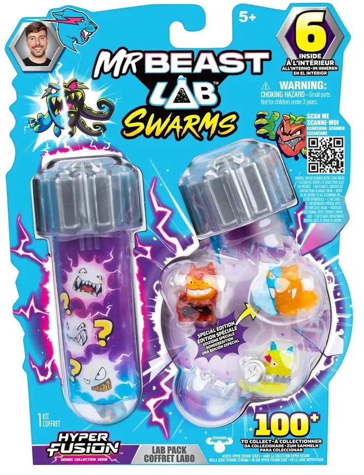 BEAST LAB MR Figūrėlės tūbelėje, 3 vnt., 2,5 cm