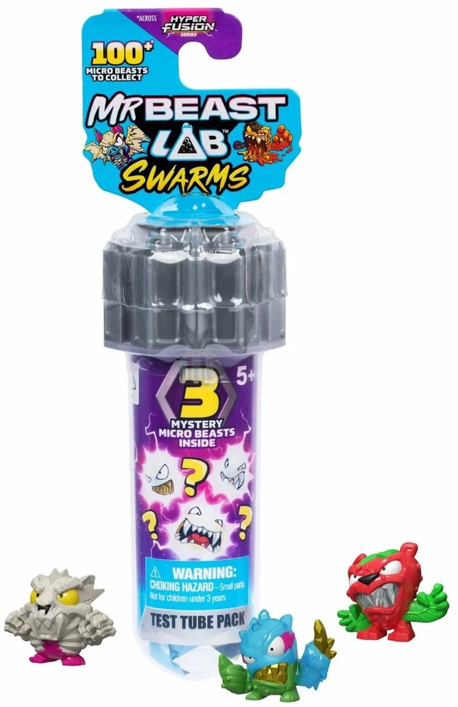 BEAST LAB MR Figūrėlės tūbelėje, 3 vnt., 2,5 cm