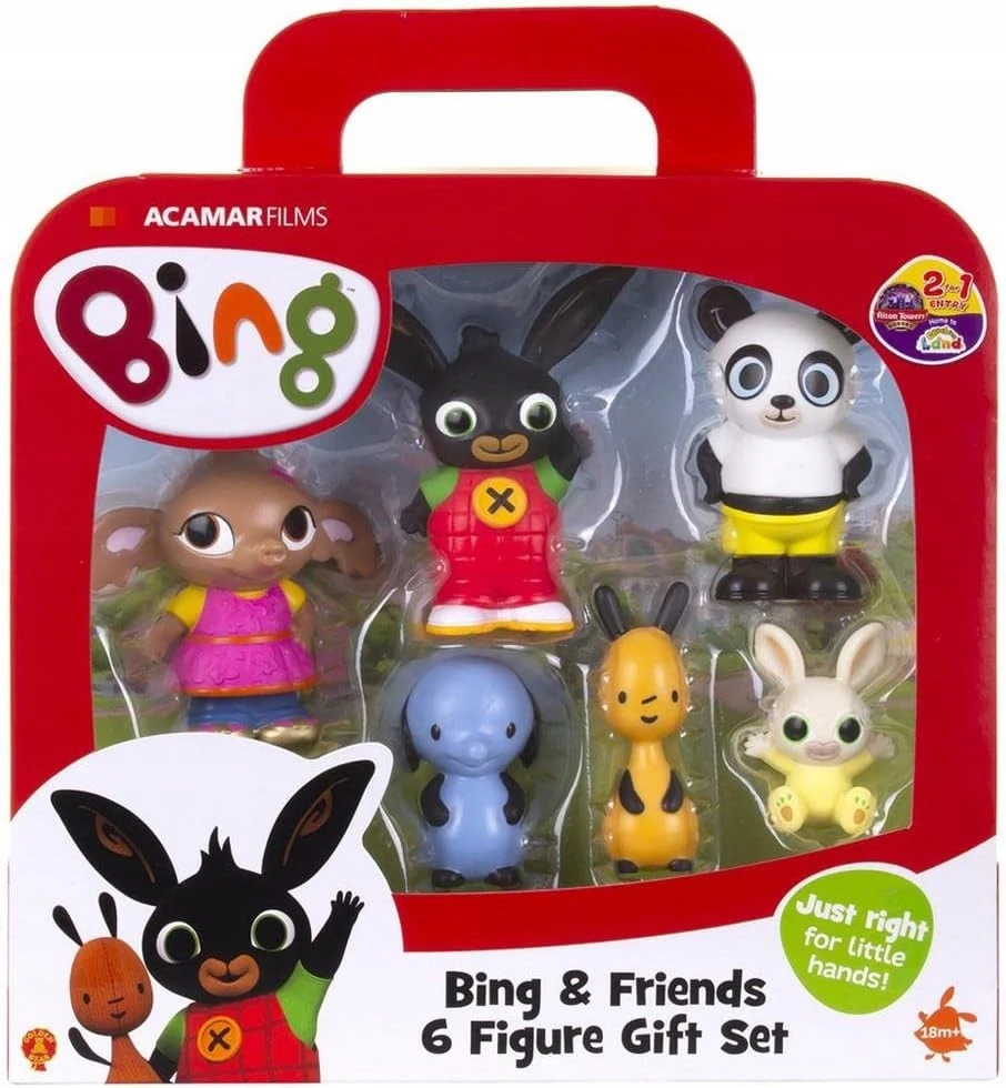 Figūrėlių rinkinys Golden Bear Bing, 6 vnt