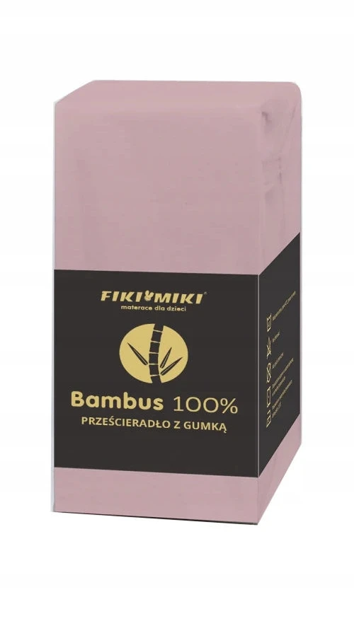 FIKI MIKI paklodė BAMBOO 120x60 rožinė