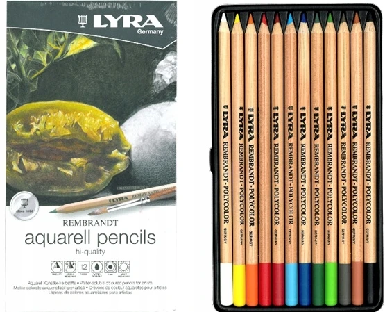 Fila Metalinė dėžutė Rembrandt Aquarell pieštukų