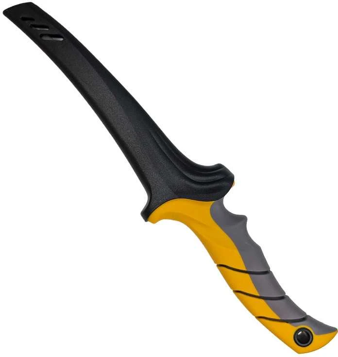 File peilis ZYLE skirtas žuviai, ZY110K, su dėklu, 19 cm