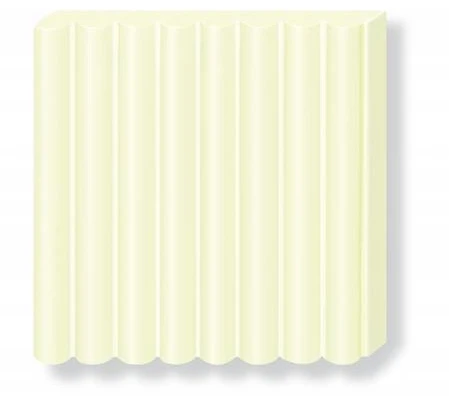 Modelinas FIMO EFFECT, 57 g, naktį šviečianti balta sp.