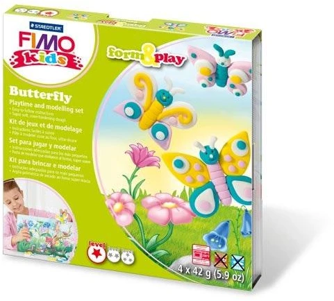 Fimo Kids masė modelinimui - 4 spalvos, 4x42g