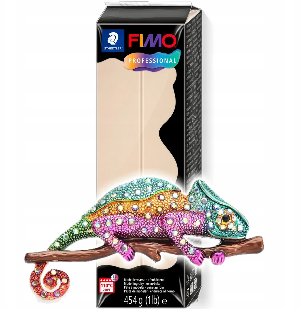 Fimo lėlių meno termoreaktyvioji masė 454g smėlio spalvos - Staedtler