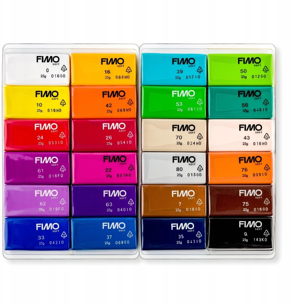 FIMO – minkštas rinkinys 24x25g, pagrindinis (8023 C24-1)