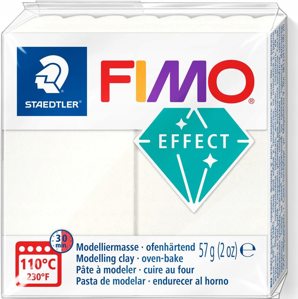 Modelinas Fimo, 57g, perlų blizgios spalvos