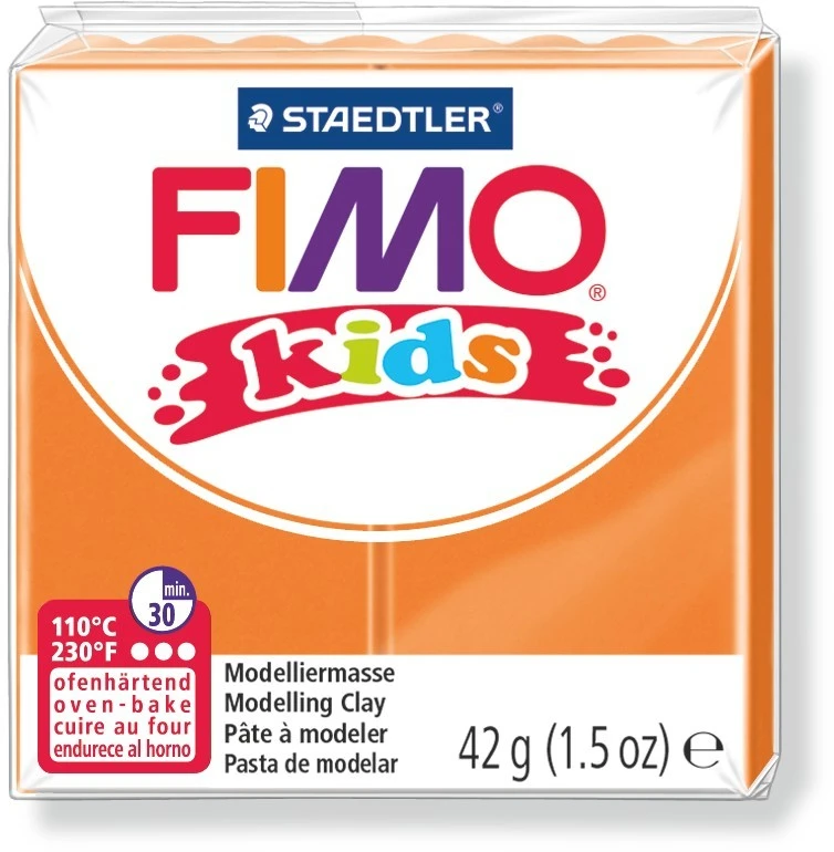 Modelinas FIMO Kids, oranžinis