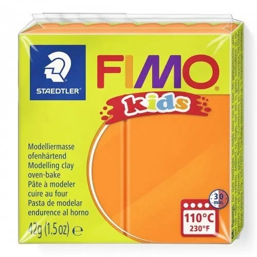 Modelinas FIMO Kids, oranžinis