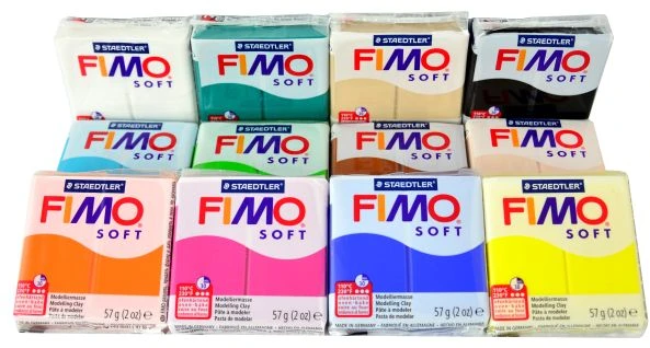 Modelinas FIMO SOFT, 57 g, karamelės ruda sp.