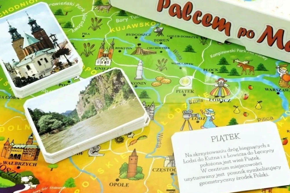 ABINO Finger Game On Poland Map