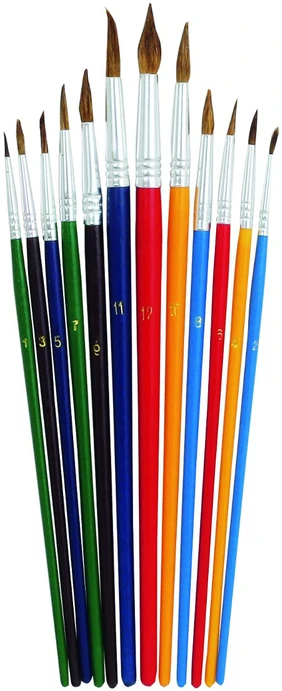 Fiorello Grand 252 apvalūs teptukai (12 vnt.)
