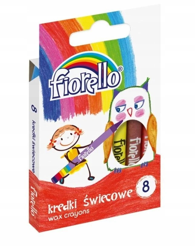 Fiorello vaikiškos kreidelės 8 spalvos
