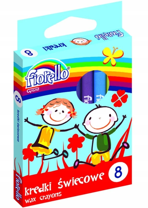 Fiorello vaikiškos kreidelės 8 spalvos
