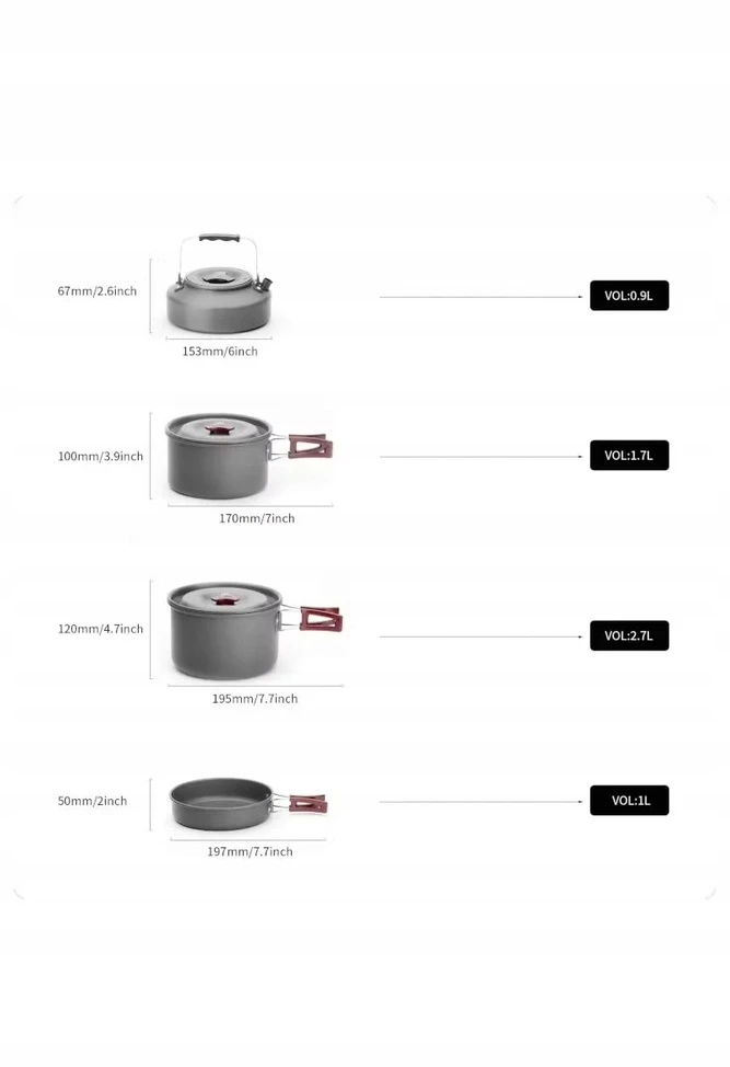Fire Maple Fire-klevas FMC-209 Travelware rinkinys