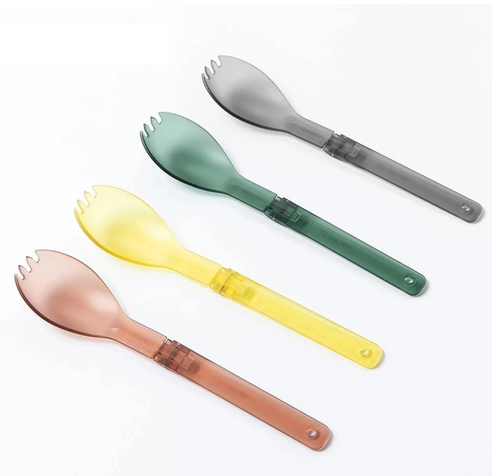 Fire Maple Turistinis spork Color Tritan raudonas