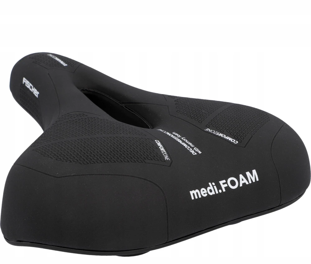 Fischer dviračio balnelis moteriškas vyriškas CITY su MEMORY FOAM platus