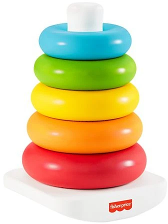 FISHER-PRICE Bokštelis „Supk ir statyk“ eko pakuotėje