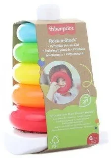 FISHER-PRICE Bokštelis „Supk ir statyk“ eko pakuotėje