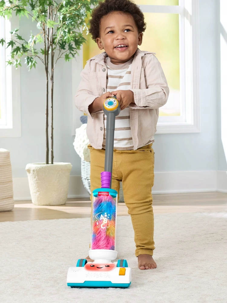 FISHER PRICE dulkių siurblys žaislas Mokykitės ir juokkitės! Malucha 2in1 JMM36