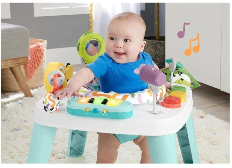 Fisher Price INTERAKTYVUS MOKYMO STALAS VAIKAMS DAUGIAFUNKCINIS STALAS 3-IN-1